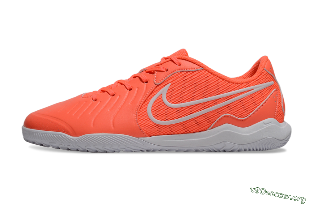 Nike Tiempo Legend 10 Academy IC Football Shoes - Red/White 3