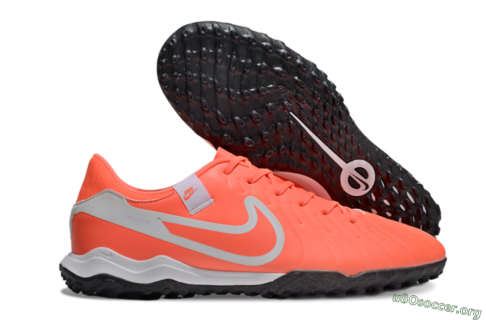 Nike Tiempo Legend 10 Academy TF Football Shoes - Red/White/Black 2