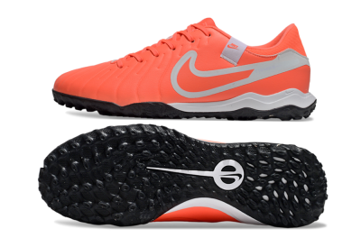 Nike Tiempo Legend 10 Academy TF Football Shoes - Red/White/Black