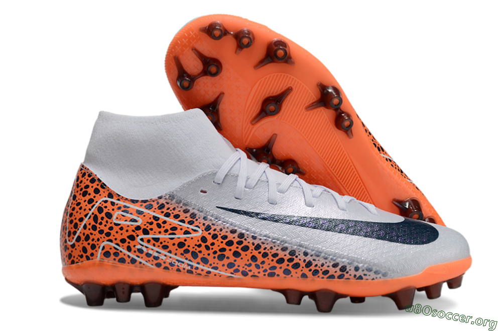 Nike Air Zoom Mercurial Superfly 10 Elite AG Football Boots - Grey/Black/Leopard 2