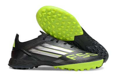 Adidas F50 Pro TF Football Shoes - Black/Yellow/Silver