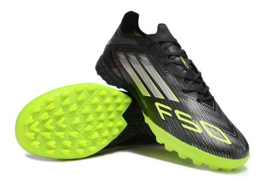 Adidas F50 Pro TF Football Shoes - Black/Yellow/Silver