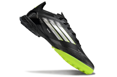 Adidas F50 Pro TF Football Shoes - Black/Yellow/Silver