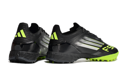 Adidas F50 Pro TF Football Shoes - Black/Yellow/Silver