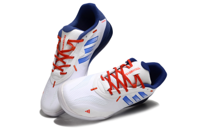 Adidas Fevernova IC Football Shoes - White/Blue/Red