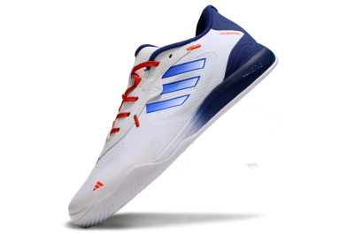 Adidas Fevernova IC Football Shoes - White/Blue/Red