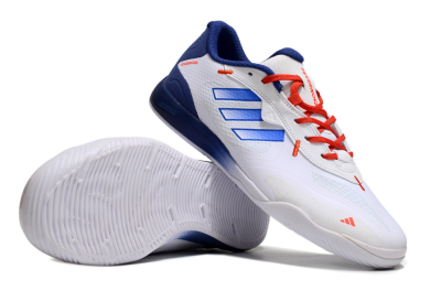 Adidas Fevernova IC Football Shoes - White/Blue/Red