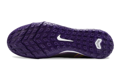Nike Air Zoom Mercurial Vapor 16 Elite TF Football Shoes - Purple/White/Gold
