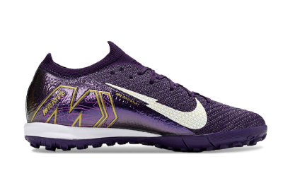 Nike Air Zoom Mercurial Vapor 16 Elite TF Football Shoes - Purple/White/Gold