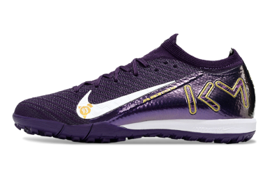 Nike Air Zoom Mercurial Vapor 16 Elite TF Football Shoes - Purple/White/Gold