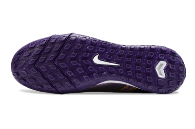 Nike Air Zoom Mercurial Superfly 10 Elite TF Football Shoes - Purple/White/Gold