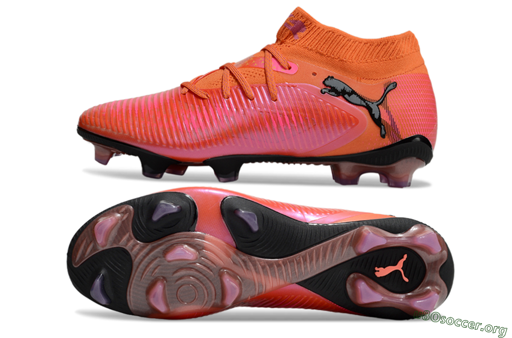 Puma Future 8 Ultimate FG Football Boots - Orange/Pink/Black 1