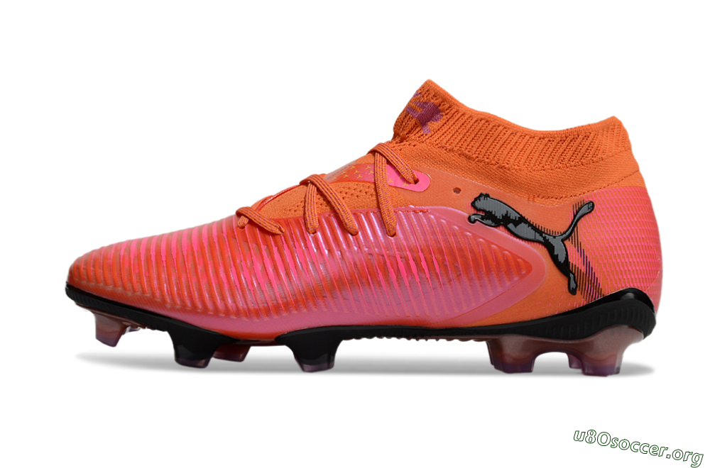 Puma Future 8 Ultimate FG Football Boots - Orange/Pink/Black 3