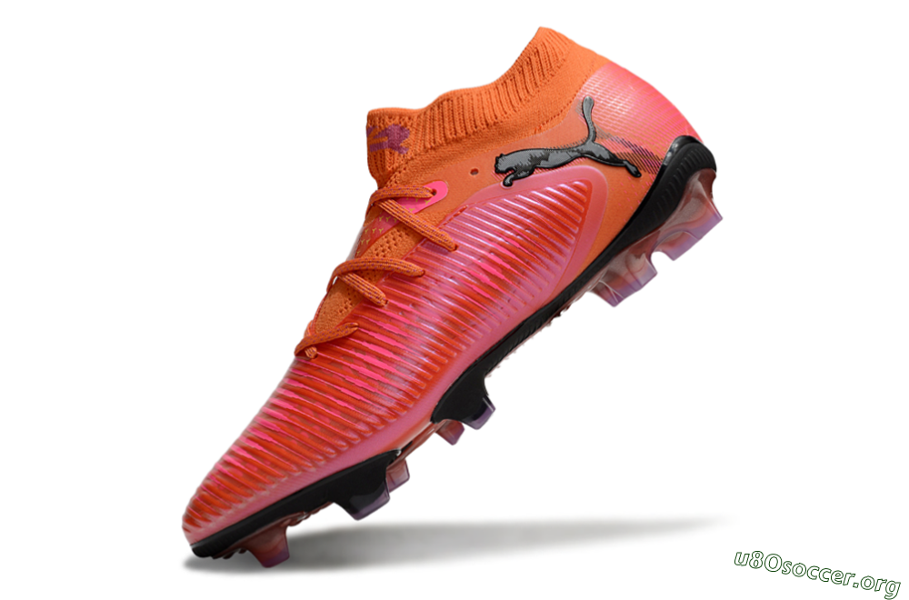 Puma Future 8 Ultimate FG Football Boots - Orange/Pink/Black 5