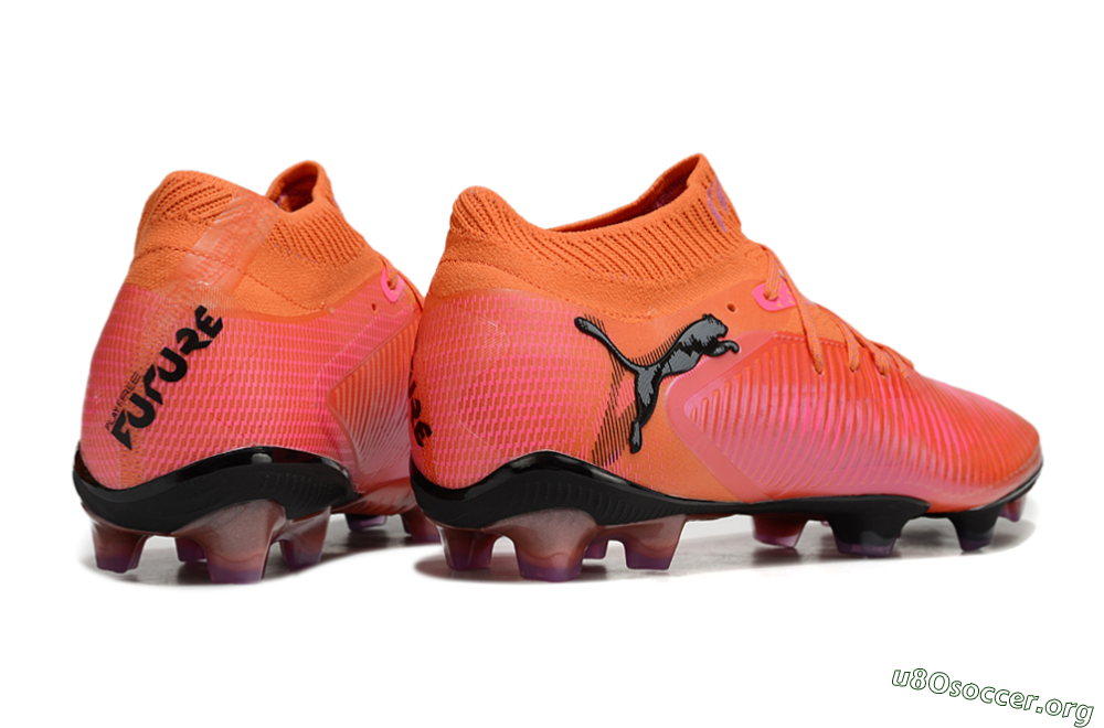 Puma Future 8 Ultimate FG Football Boots - Orange/Pink/Black 6