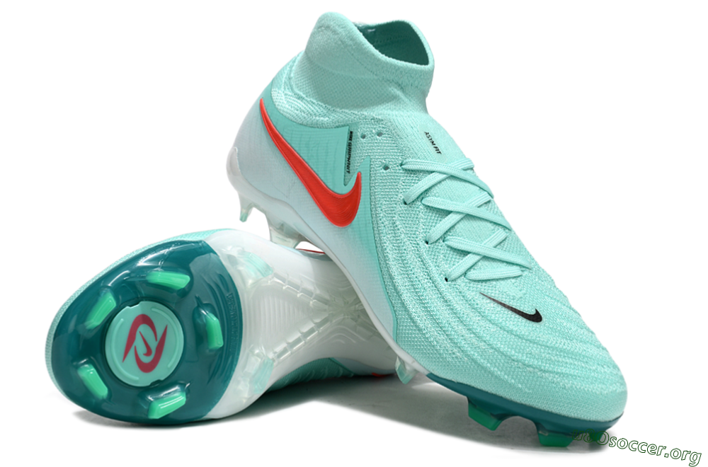 Nike Phantom Luna Elite NU FG Football Boots - Jade/Red/White 0