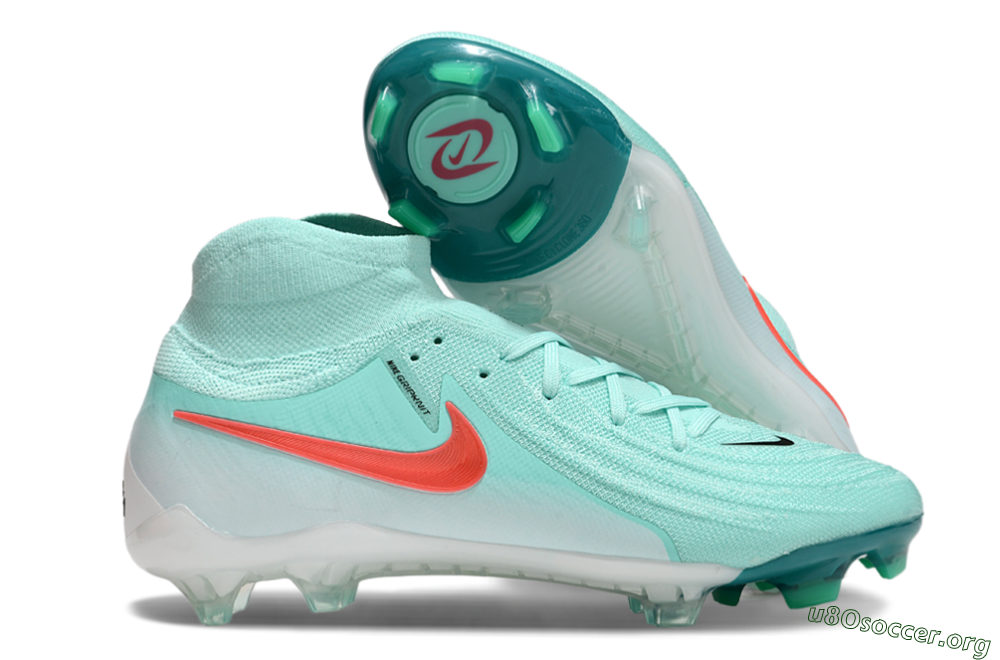 Nike Phantom Luna Elite NU FG Football Boots - Jade/Red/White 2