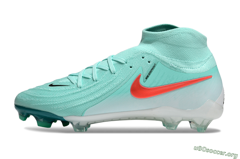 Nike Phantom Luna Elite NU FG Football Boots - Jade/Red/White 3