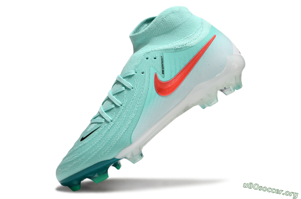 Nike Phantom Luna Elite NU FG Football Boots - Jade/Red/White 5