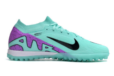 Nike Air Zoom Mercurial Vapor 16 Elite TF Football Shoes - Jade/Black/Purple