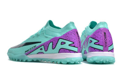Nike Air Zoom Mercurial Vapor 16 Elite TF Football Shoes - Jade/Black/Purple