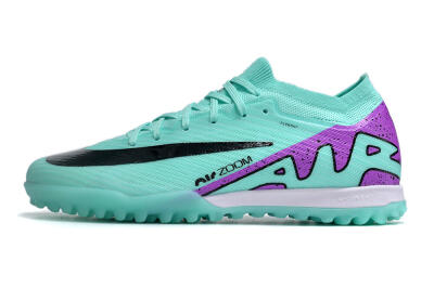 Nike Air Zoom Mercurial Vapor 16 Elite TF Football Shoes - Jade/Black/Purple