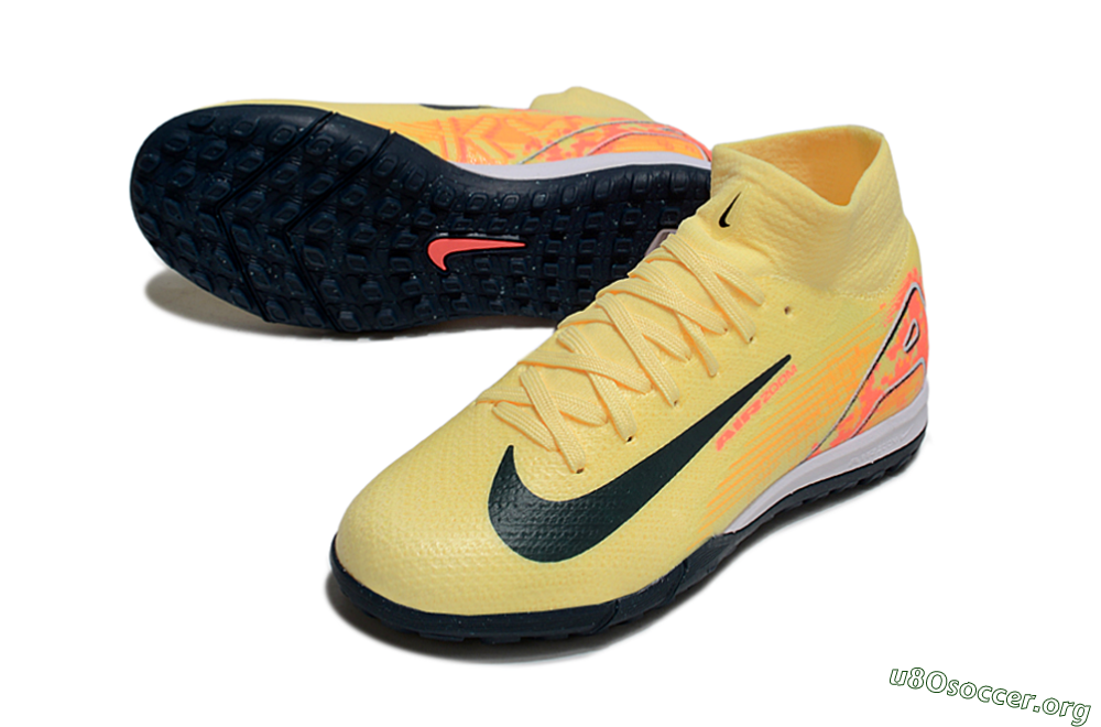 Nike Air Zoom Mercurial Superfly 10 Elite TF Football Shoes - Yellow/Black/Red 0