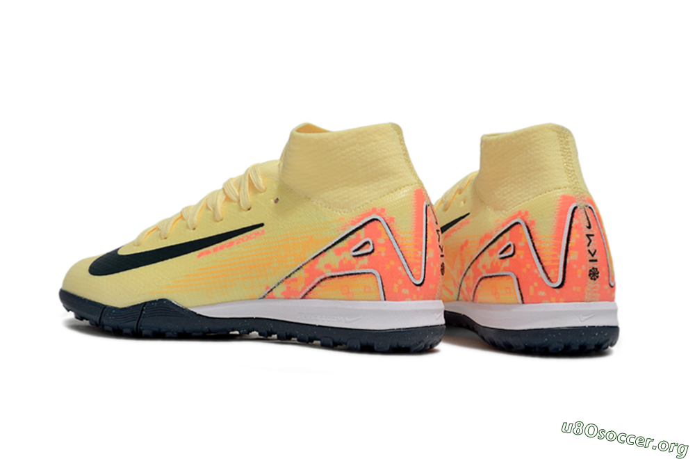 Nike Air Zoom Mercurial Superfly 10 Elite TF Football Shoes - Yellow/Black/Red 5