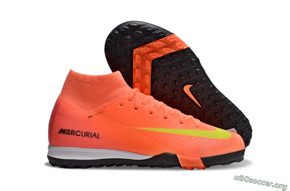 Nike Air Zoom Mercurial Superfly 10 Elite TF Football Shoes - Red/Yellow/Black 2