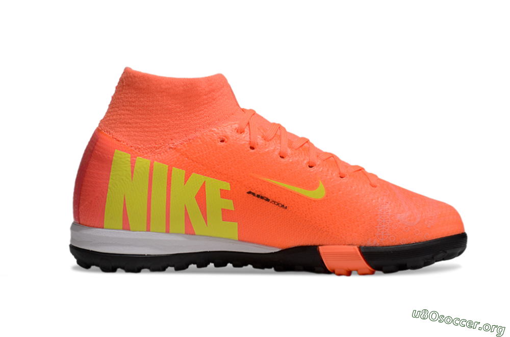 Nike Air Zoom Mercurial Superfly 10 Elite TF Football Shoes - Red/Yellow/Black 4