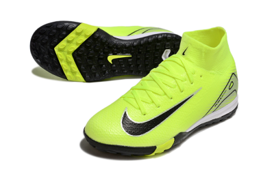Nike Air Zoom Mercurial Superfly 10 Elite TF Football Shoes - Yellow/Black/Silver