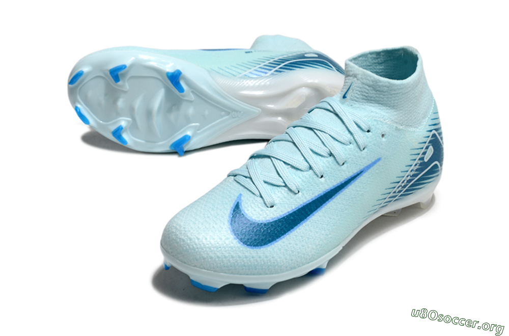 Nike Air Zoom Mercurial Superfly 10 Elite FG Football Boots - Jade/Blue/White 0