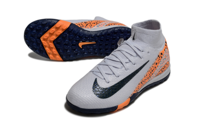 Nike Air Zoom Mercurial Superfly 10 Elite TF Football Shoes - Grey/Black/Leopard