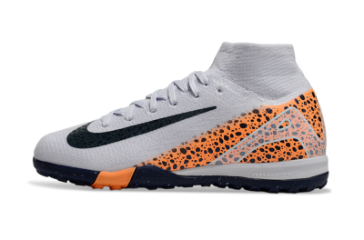 Nike Air Zoom Mercurial Superfly 10 Elite TF Football Shoes - Grey/Black/Leopard