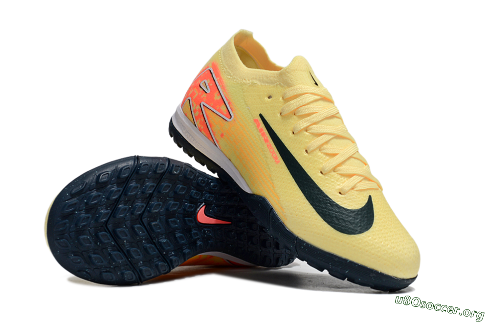 Nike Air Zoom Mercurial Vapor 16 Elite TF Football Shoes - Yellow/Black/Red 1