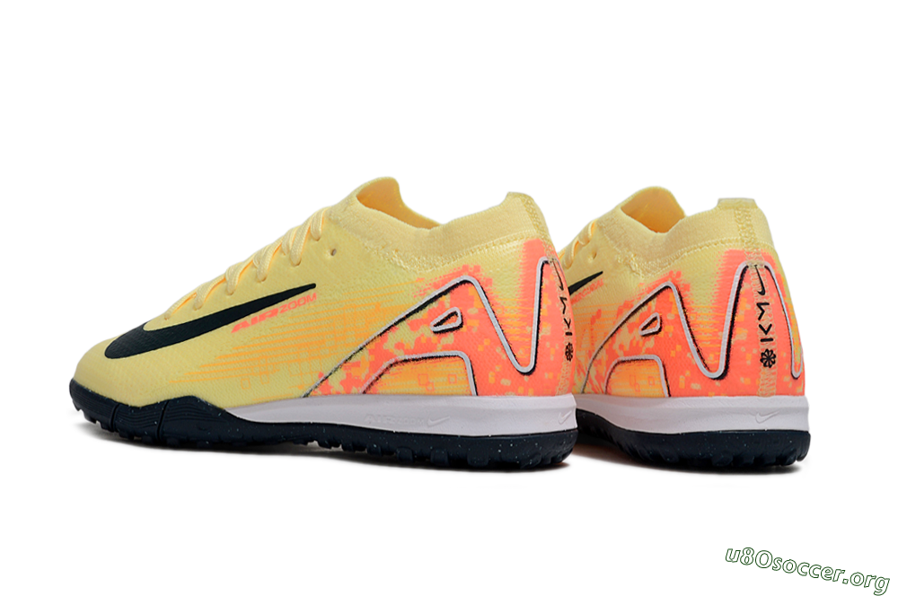 Nike Air Zoom Mercurial Vapor 16 Elite TF Football Shoes - Yellow/Black/Red 5