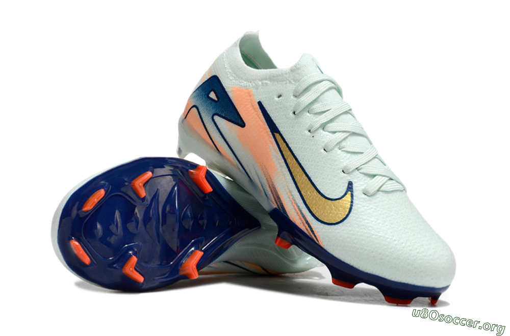 Nike Air Zoom Mercurial Vapor 16 Elite FG Football Boots - Jade/Blue/Gold 1
