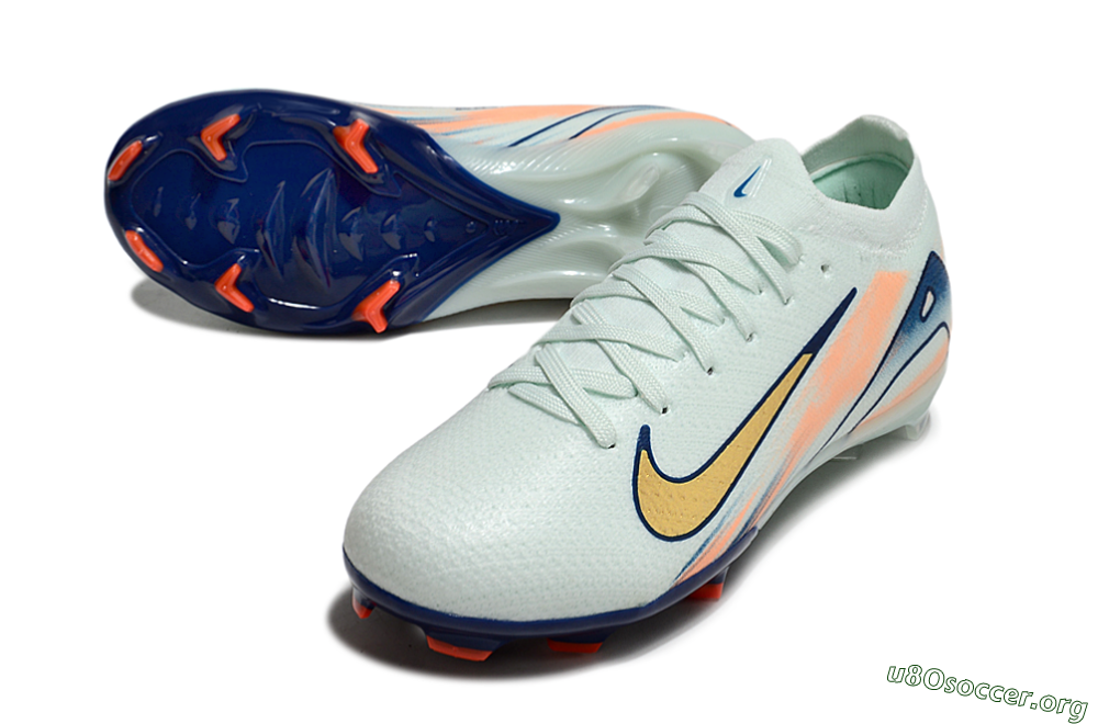 Nike Air Zoom Mercurial Vapor 16 Elite FG Football Boots - Jade/Blue/Gold 0