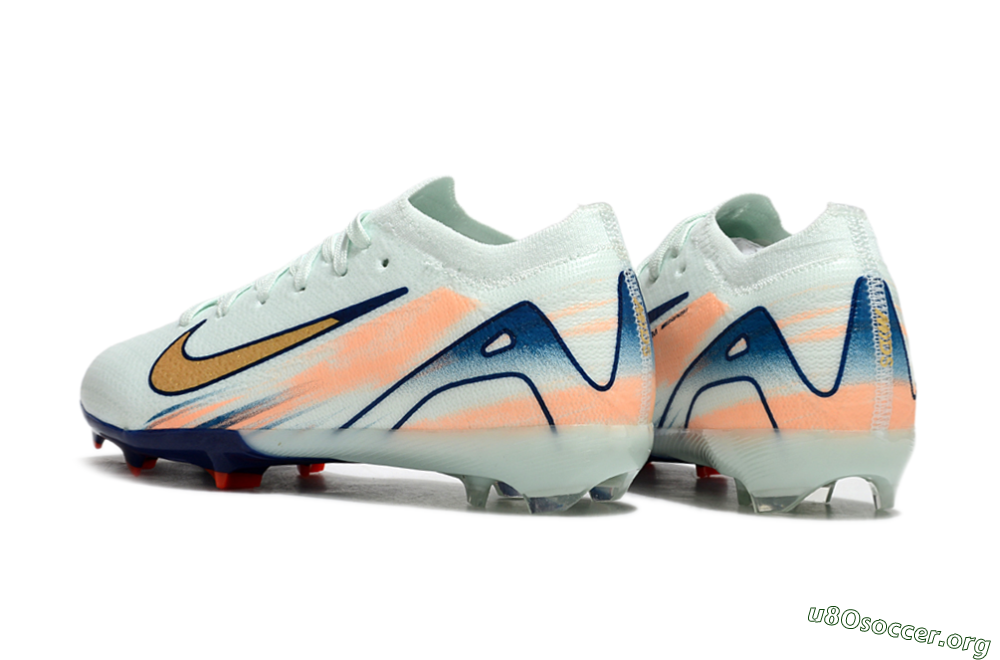 Nike Air Zoom Mercurial Vapor 16 Elite FG Football Boots - Jade/Blue/Gold 5