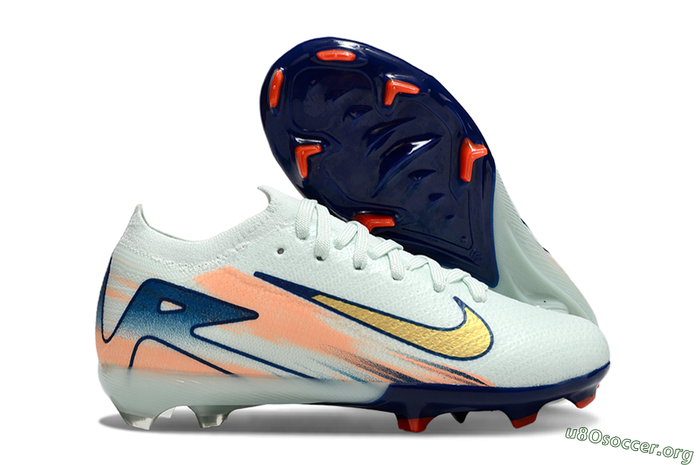 Nike Air Zoom Mercurial Vapor 16 Elite FG Football Boots - Jade/Blue/Gold 2