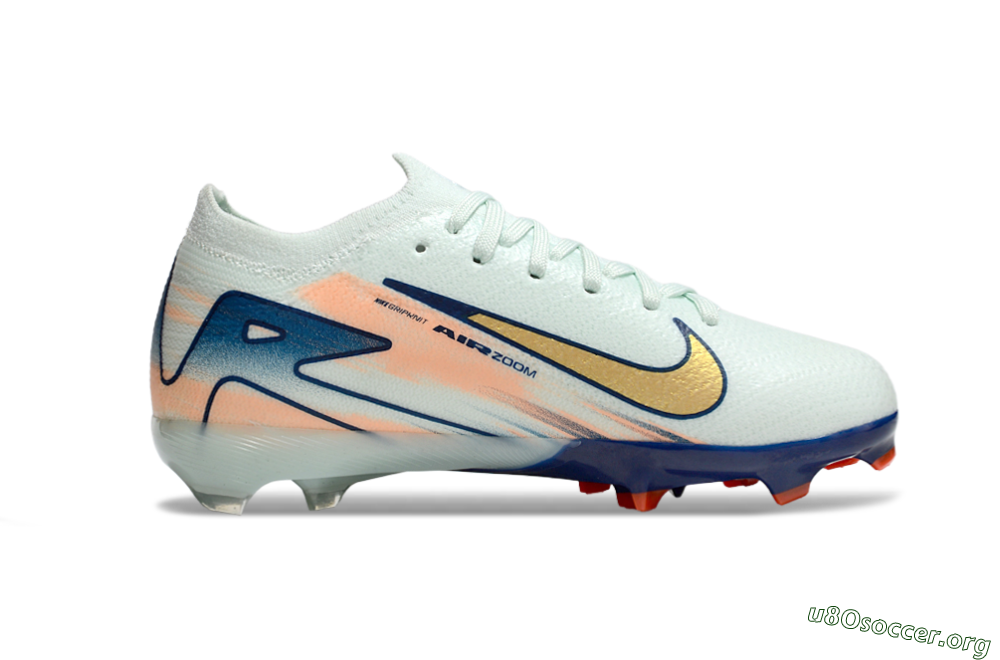 Nike Air Zoom Mercurial Vapor 16 Elite FG Football Boots - Jade/Blue/Gold 4