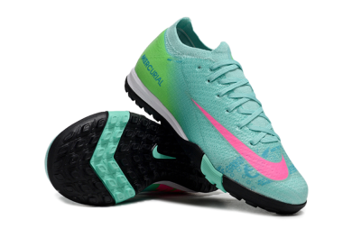 Nike Air Zoom Mercurial Vapor 16 Elite TF Football Shoes - Jade/Yellow/Pink