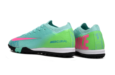 Nike Air Zoom Mercurial Vapor 16 Elite TF Football Shoes - Jade/Yellow/Pink
