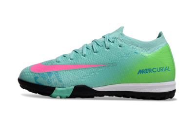 Nike Air Zoom Mercurial Vapor 16 Elite TF Football Shoes - Jade/Yellow/Pink