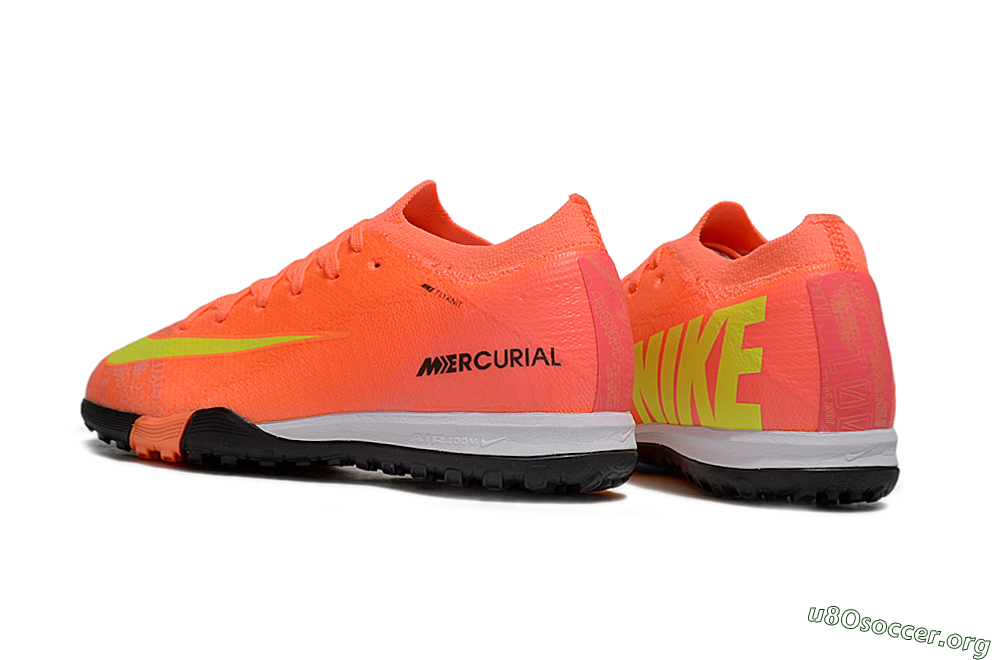 Nike Air Zoom Mercurial Vapor 16 Elite TF Football Shoes - Red/Yellow/Black 5