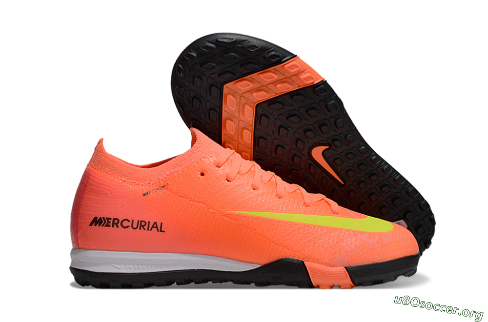 Nike Air Zoom Mercurial Vapor 16 Elite TF Football Shoes - Red/Yellow/Black 2