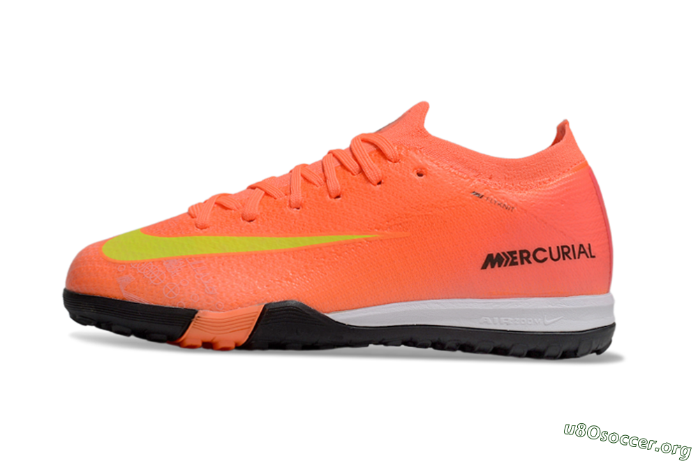 Nike Air Zoom Mercurial Vapor 16 Elite TF Football Shoes - Red/Yellow/Black 3