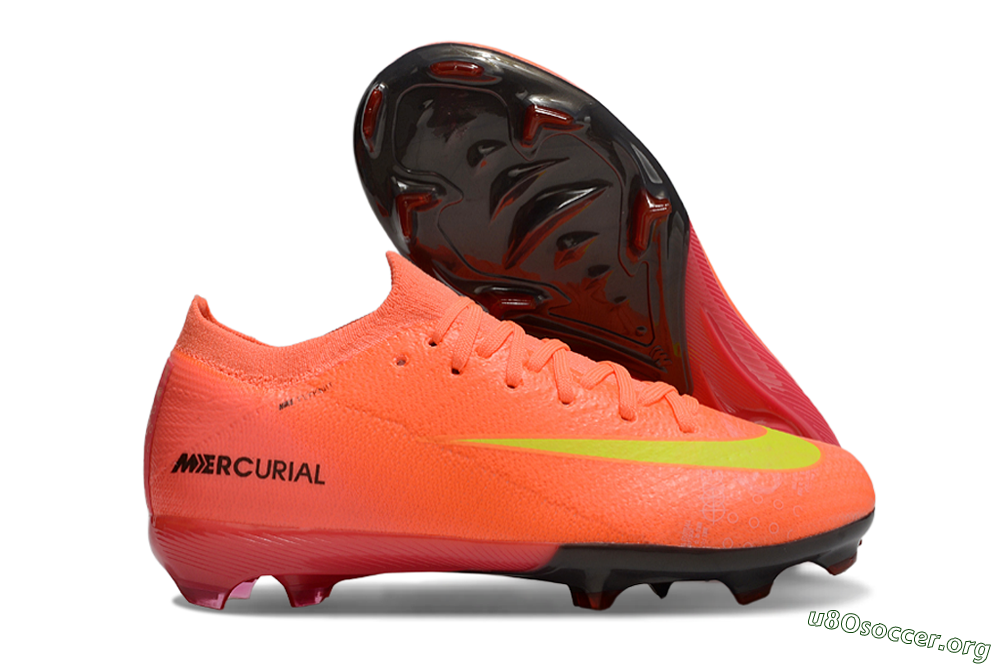 Nike Air Zoom Mercurial Vapor 16 Elite FG Football Boots - Red/Yellow/Black 2