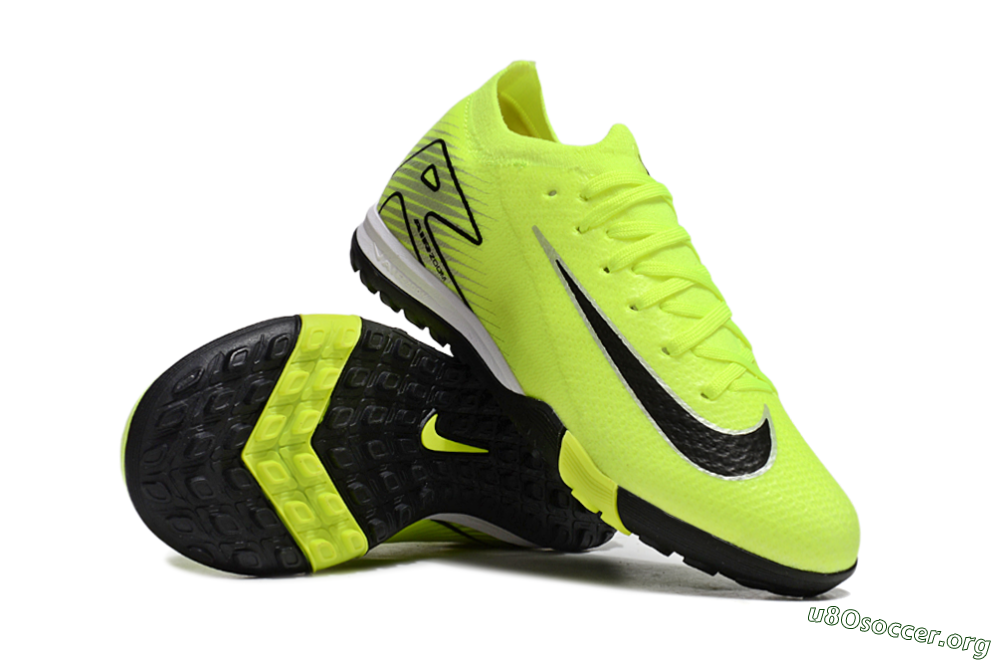 Nike Air Zoom Mercurial Vapor 16 Elite TF Football Shoes - Yellow/Black/Silver 1