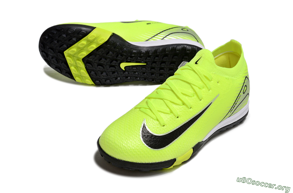 Nike Air Zoom Mercurial Vapor 16 Elite TF Football Shoes - Yellow/Black/Silver 0